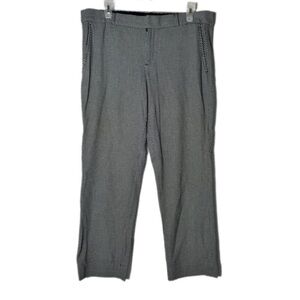 Banana Republic Ryan Fit Black & White Microdot Dress Pants – Women’s Size 12